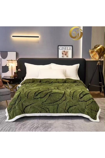Truva Home Pătură Pufoasă cu Blăniță | 200x230 cm | Cuvertură Călduroasă și C...