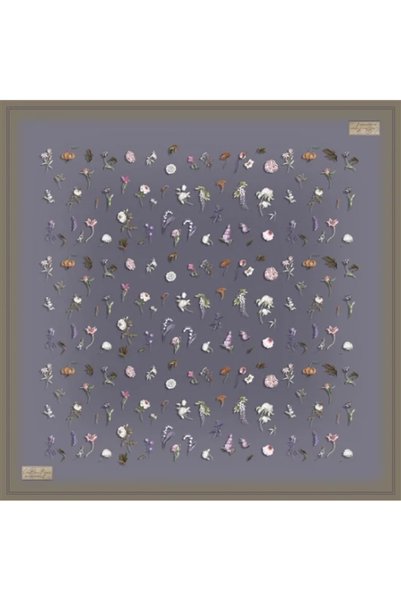 LA BOUTIQUE Sura Silk Scarf - Autumn-Winter- 90 X 90 -Asm2840-02
