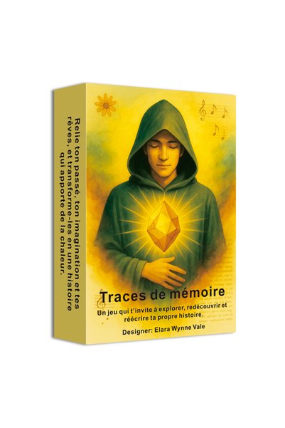 Choice A752 French Oracle Card Deck, French Tarot Cards, Traces of Memory Car...