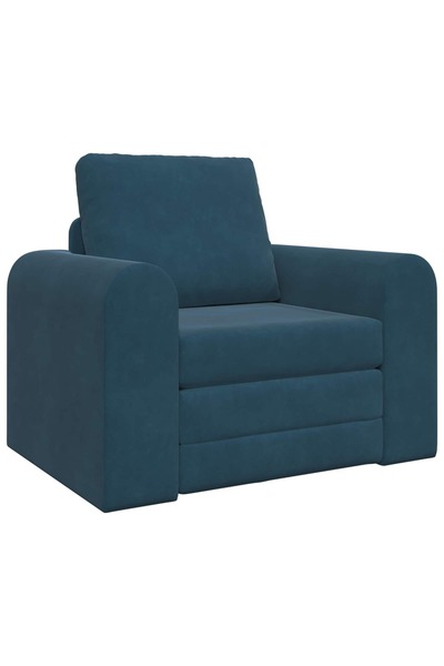 vidaxl Pat canapea albastru 98 x 71 x 83 cm Catifea