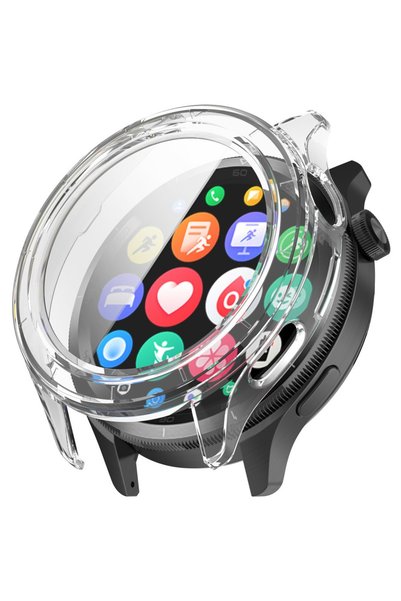 XGSM Carcasă 2 în 1 + Sticlă securizată pentru Xiaomi Watch S4 47mm, Transpar...
