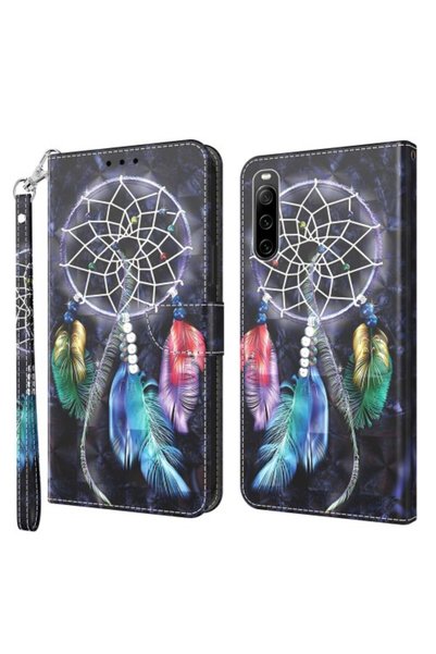OEM Θήκη Πορτοφόλι για Sony Xperia 10 IV με Βάση, Όψη Δέρματος, Ονειροπαγίδα ...