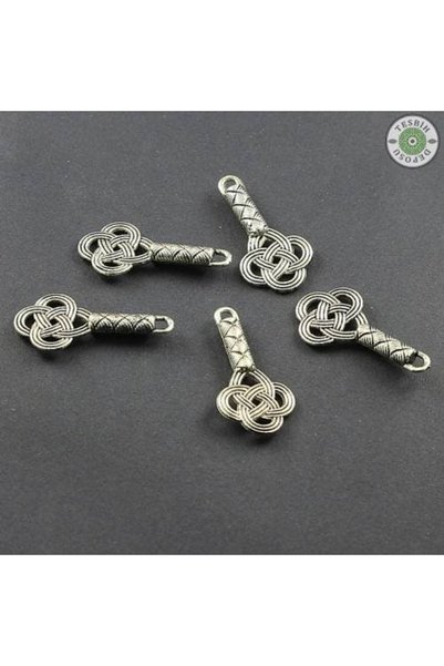 Tesbih Deposu Saplı Kazaz Tesbih Püskül Ucu - 3 cm (1 Adet)