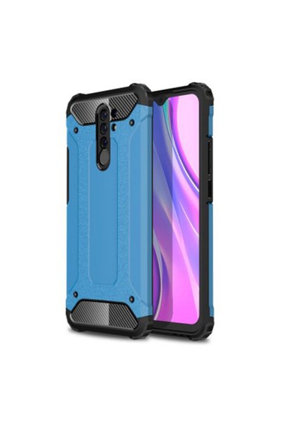 OEM Tough Armor Υβριδική Θήκη TPU και Πλαστικού για Xiaomi Redmi 9 - Μπλε