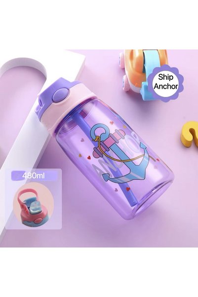 Pandaboo Παιδικό παγούρι νερού 480ml - άγκυρα