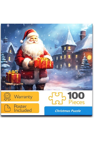 Choice Santa gift 100Pcs Santa Christmas Jigsaw Puzzle,the gifts that count, ...