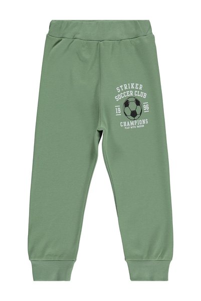 Civil Boys Striker Top Printed 2-5 Years Old Sweatpants Km - Khaki