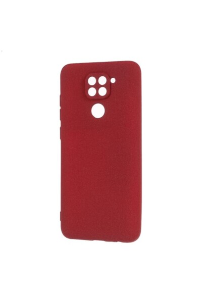 OEM Ματ Θήκη Σιλικόνης TPU για Xiaomi Redmi Note 9 - Κόκκινη