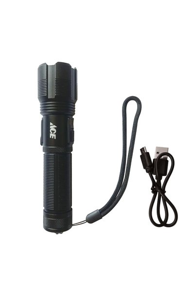 ACE Rechargeable LED Flashlight (800 lm)