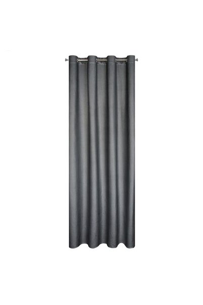 Eurofirany Perdea Darcy, 140x250cm, neagra, poliester