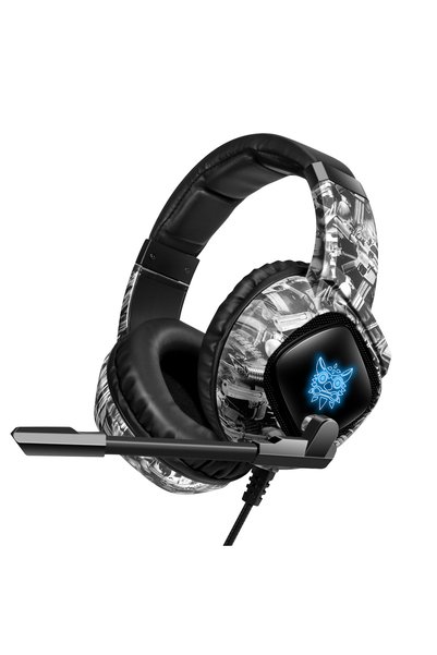 Choice Camo-gray ONIKUMA Professional Gaming Headphone with Mic LED Backlight...