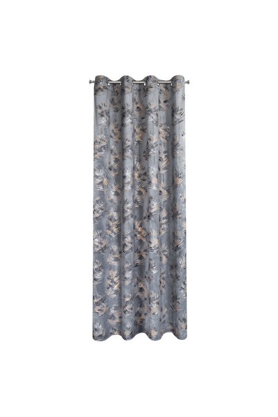 Eurofirany Perdea Gloria, stil glamour modern, din catifea fina, cu model dis...