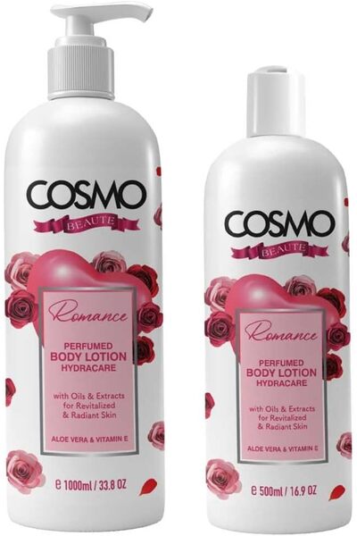 CD Cosmo Designs Cosmo Skin Care Romance Enchanting Perfumed Body Lotion 2 Pi...