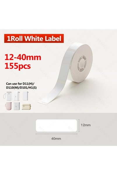 Choice ملصقات نييمبوت D11 مقاس 12×40 ملم، ورق طابعة الملصقات D110 D11H D110M،...