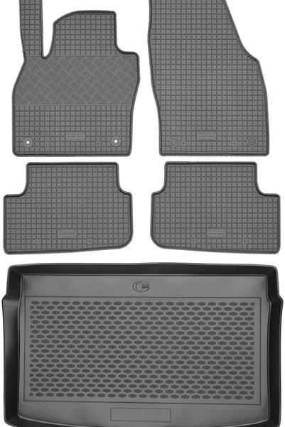 Max-Dywanik Audi A1 II GB Hatchback din 2019 SET - covorașe auto din cauciuc ...
