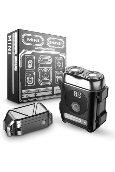 OEM Mini επαναφορτιζόμενo Shaver προσώπου D03 σε μαύρο χρώμα