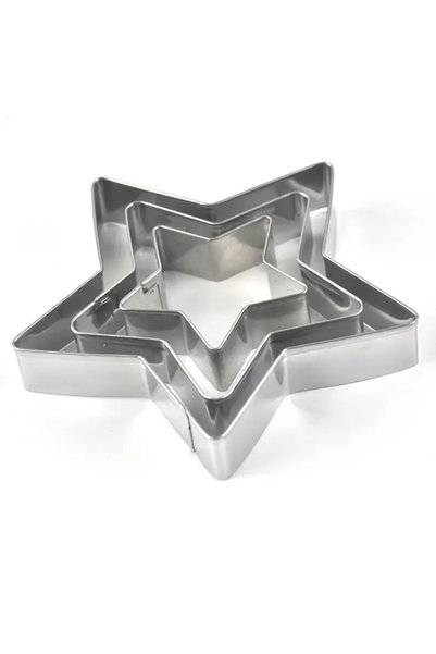 Pandaboo Μεταλλικά Κουπάτ Αστεριών 3 τεμάχια