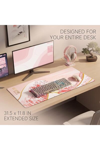 GENERAL Oven Bird Large Gaming Mouse Pad for Computer, Long Table Design Inspired by Japanese Cartoon and A-Style