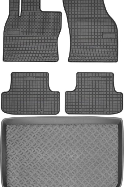 Max-Dywanik Audi Q2 Crossover din 2016 SET - covorașe auto din cauciuc + covo...