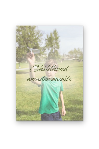 OEM Poster Carton 250g A4 Minunea copilariei te asteapta, Decor perete inspir...