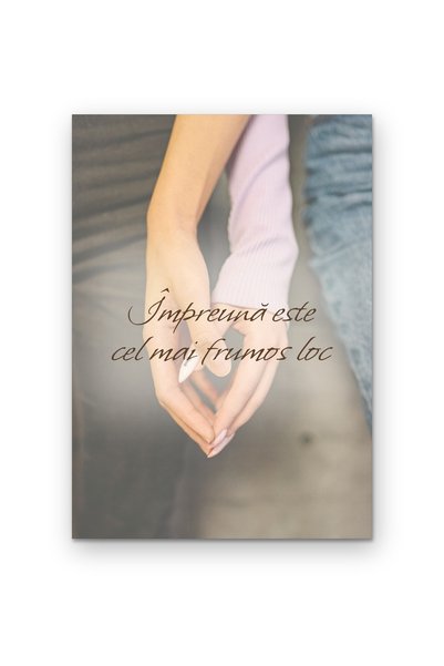 OEM Poster Cardboard 250g A4 Together is the most beautiful place, Decorative...