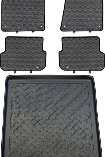 Max-Dywanik Audi A6 C6 Kombi din 06.2006-2011 SET - covorașe auto din cauciuc...
