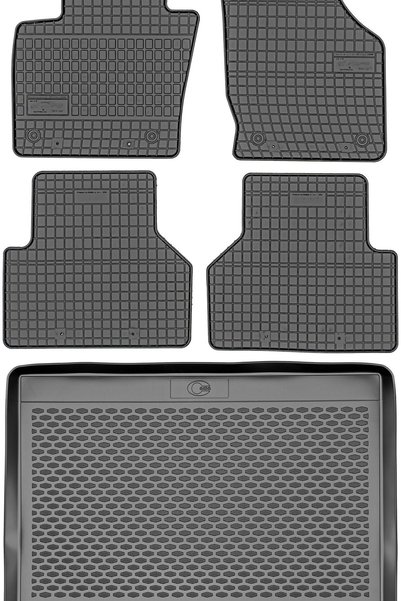 Max-Dywanik Audi Q3 I SUV din 2011-2018 SET - covorașe auto din cauciuc + cov...