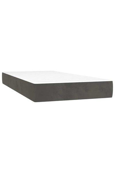 vidaxl Saltea cu arcuri buzunar de copii fermitate medie gri închis 80x160 cm...