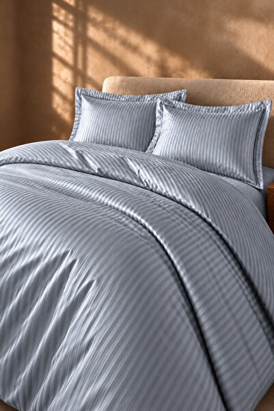 VAROL Milano Serisi %100 Pamuk Saten King Size Nevresim Takımı – 220x240 cm, ...
