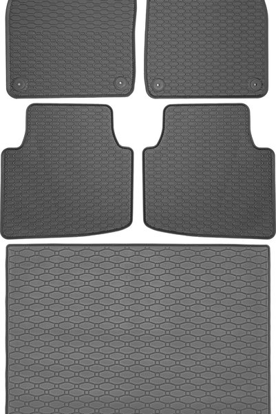 Max-Dywanik Audi Q4 E-TRON Sportback din 2021 SET - covorașe auto din cauciuc...
