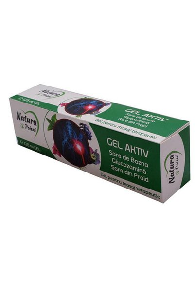 Natura Plant Активен гел сол за вана, 135 мл