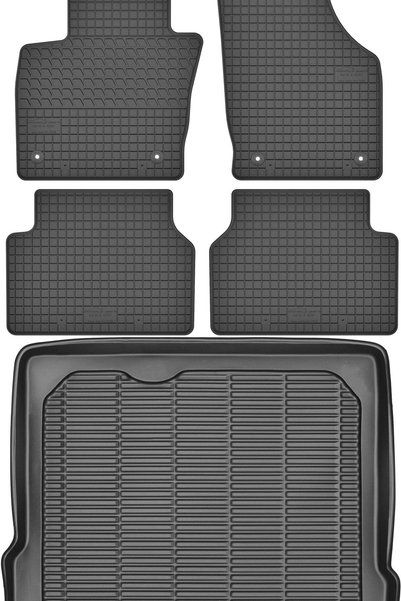 Max-Dywanik Audi Q3 Crossover din 2011-2018 SET - covorașe auto din cauciuc +...
