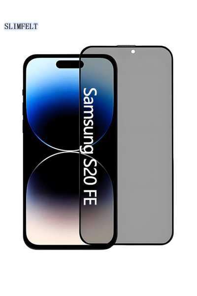 SLIMFELT Samsung Galaxy S20 FE Uyumlu Tam Kaplama Seramik Gizlilik Ekran Film...
