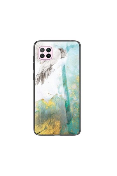 OEM Θήκη Huawei P40 Lite/Nova 7i/Nova 6 SE, σκληρή με σιλικόνη, χρυσό/πράσινο...