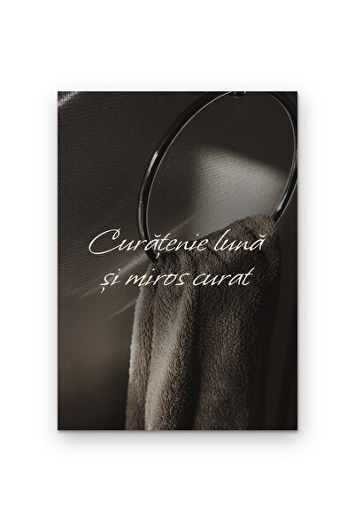 OEM Poster Cardboard 250g A4 Wall Art Quote Cleaning Moon And Clean Smell, Wa...