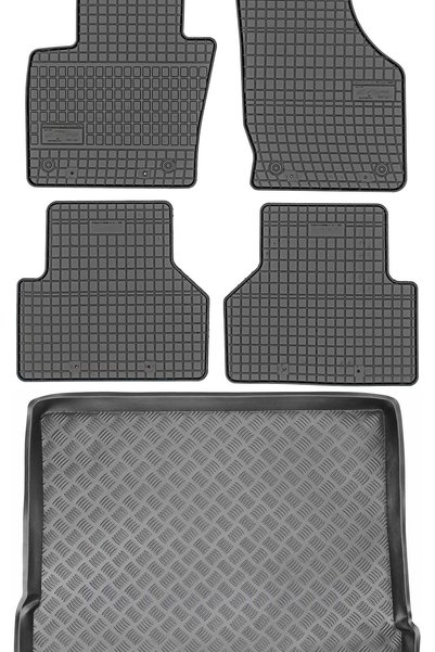 Max-Dywanik Audi Q3 I SUV din 2011-2018 SET - covorașe auto din cauciuc + cov...