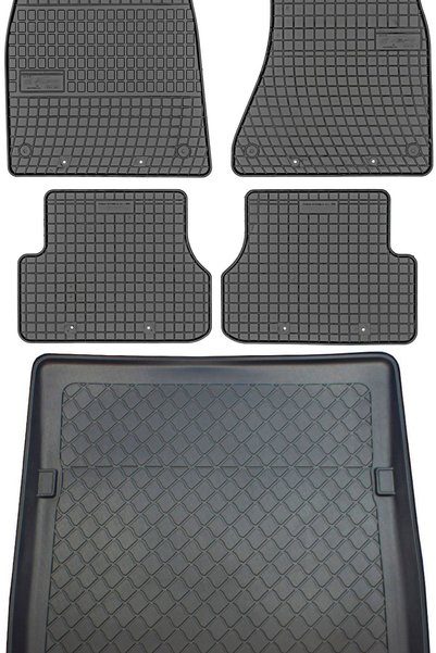 Max-Dywanik Audi A6 C7 Sedan din 03.2011-05.2018 SET - covorașe auto din cauc...