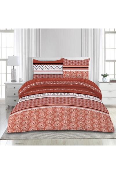 Heinner Microfiber king size duvet cover set, coral