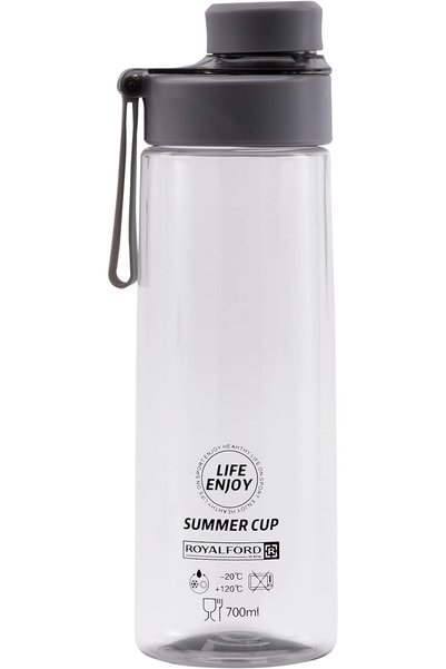ROYALFORD 700ml Water Bottle- RF11114 Plastic Bottle with Strap Stylish Desig...