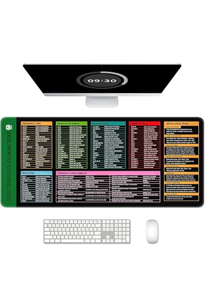 GENERAL Auhoahsil Extended Mouse Pad, XXL Desk Pad Gaming Mousepad, Large Big...