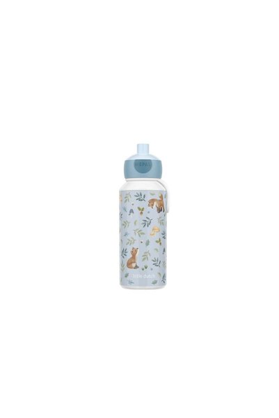 Little Dutch - μπουκάλι με pop-up στόμιο 400 ml - forest friends