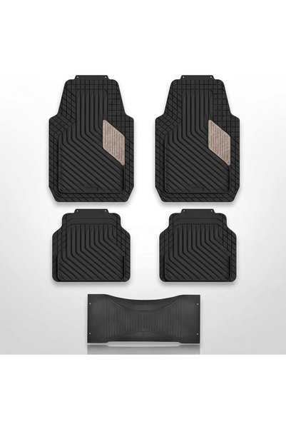 AutoFamily Auto Family 74 * 49cm 5 Pcs Set Car Floor Mats, Premium Rubber Ant...