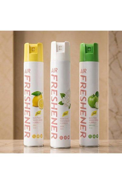 AutoFamily AUTO FAMILY Lemon, Jasmine, Green Apple Combo Pack 3, 380ml Air Fr...