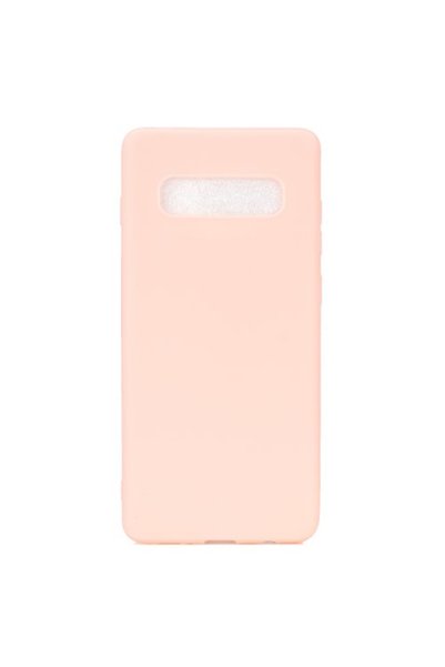 OEM Ματ Θήκη Σιλικόνης TPU για Samsung Galaxy S10, Ροζ