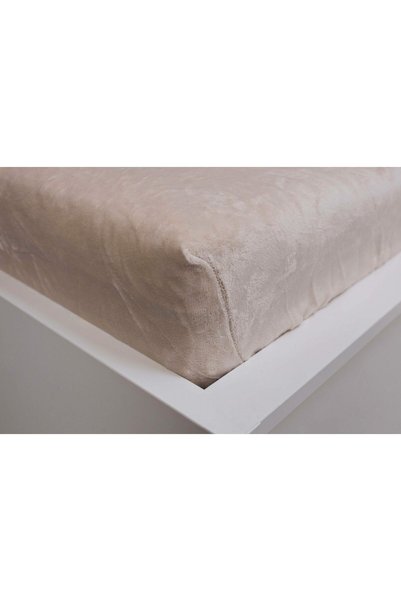Jerry Fabrics Cearceaf de pat Jerry Fabrics, 180x200 cm, microfibra, crem, cu...