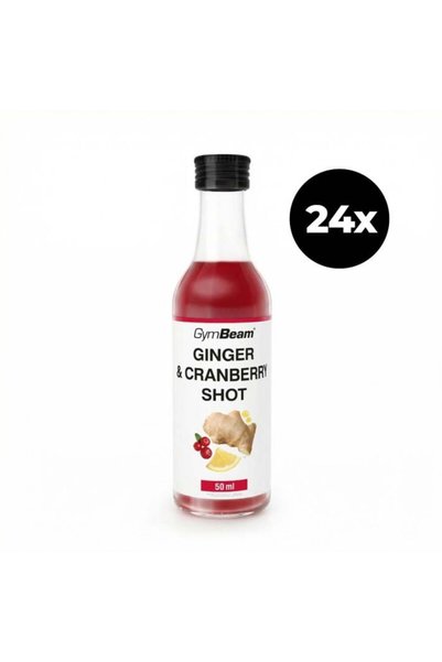 GymBeam Shot de Ghimbir și Merișoare 24 x 50 ml