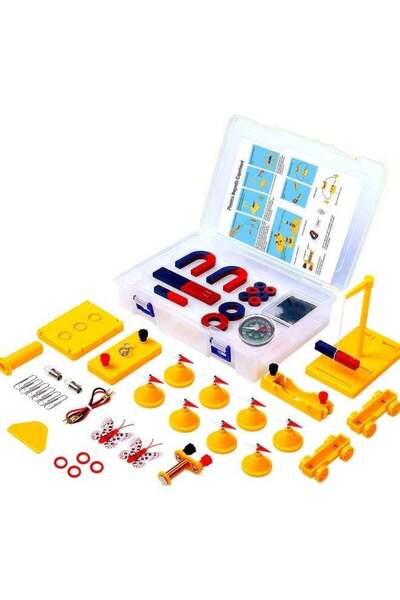 Arabest 53Pcs kids science electromagnet experiment kit. This educational mag...
