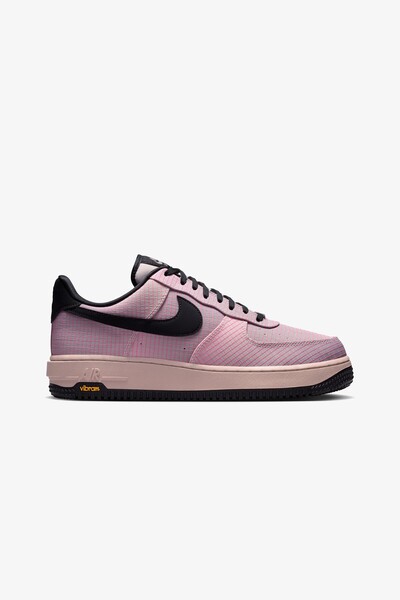 Nike Air Force 1 07 LX Vibram Silt Red Black Pembe Spor Ayakkabı - HypeStep