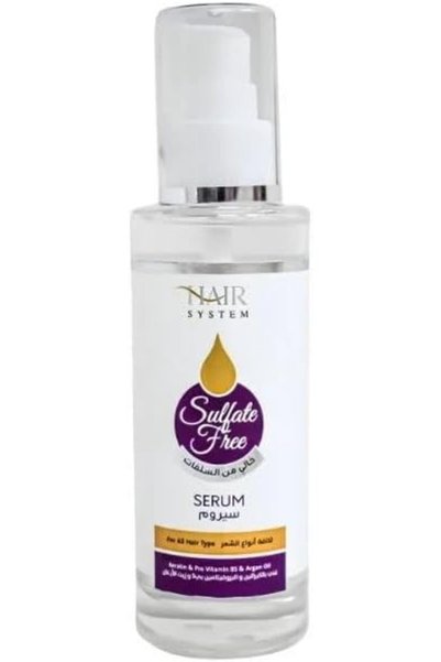 Hair System سيروم للشعر بزيت الأرغان خالٍ من الكبريتات