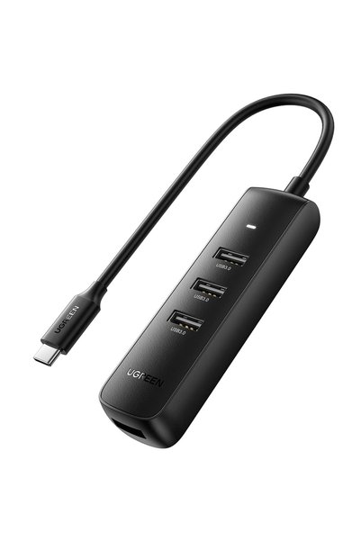 Ugreen Dock Type-C la 4x USB, 5Gbps, 0.25m - CM416 (10916) - Negru
